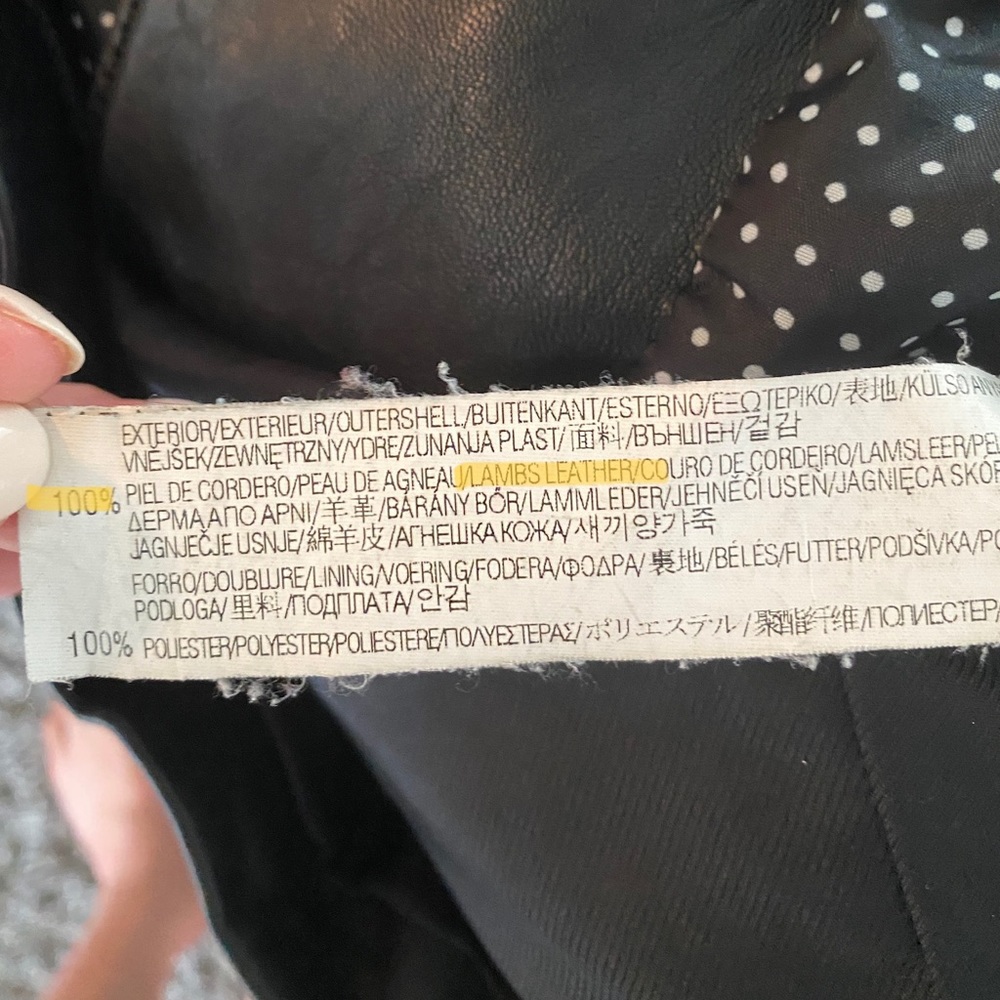 Zara Leather Jacket - Picture 6 of 6